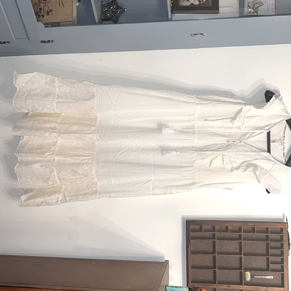 Matilda Jane Sweet As Sugar Ivory Dress Joanna Gaines Women's Size Large